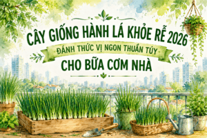 Cây Giống Hành Lá Khỏe Rễ 2026 – Đánh Thức Vị Ngon Thuần Túy Cho Bữa Cơm Nhà