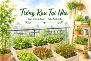 Trồng rau tại nhà có thật sự khó? 10 nỗi lo thường gặp và giải pháp giúp bạn tự tin bắt đầu